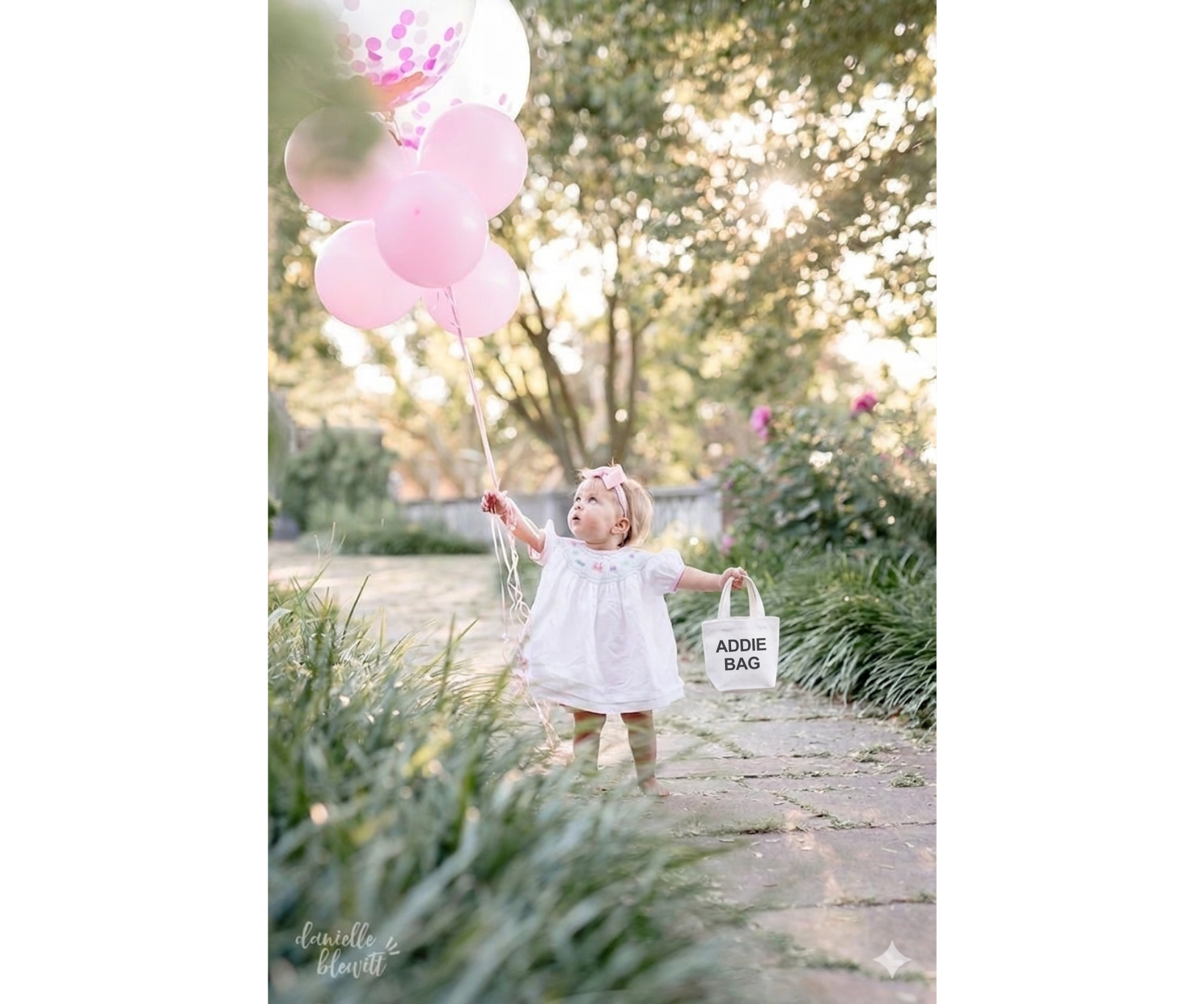 Personalized Mini Canvas Tote Bag – “Addie Bag”