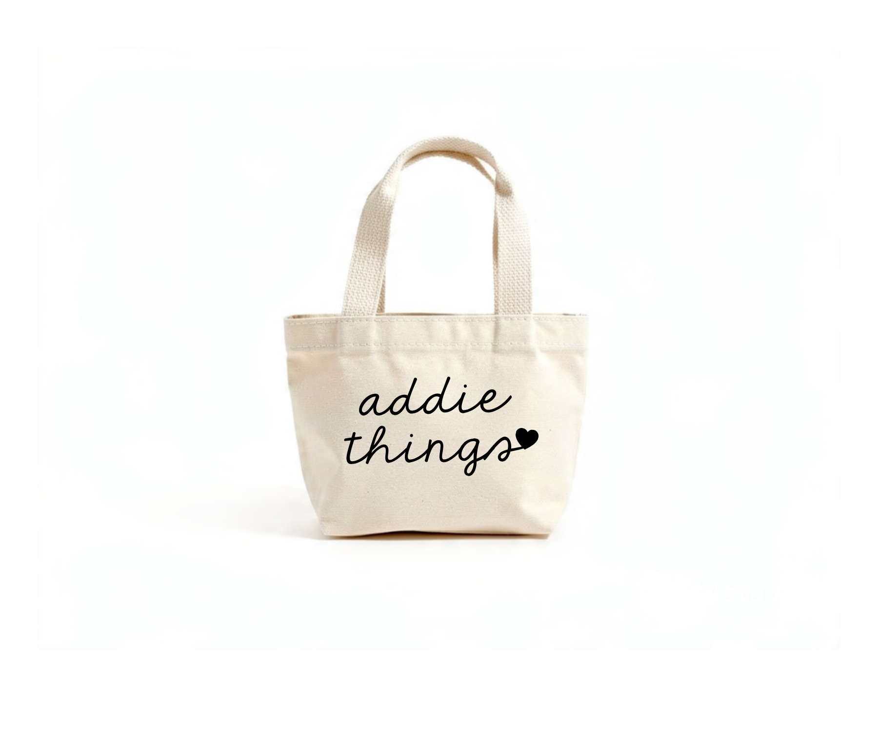 Personalized “Things” Script Name Tote