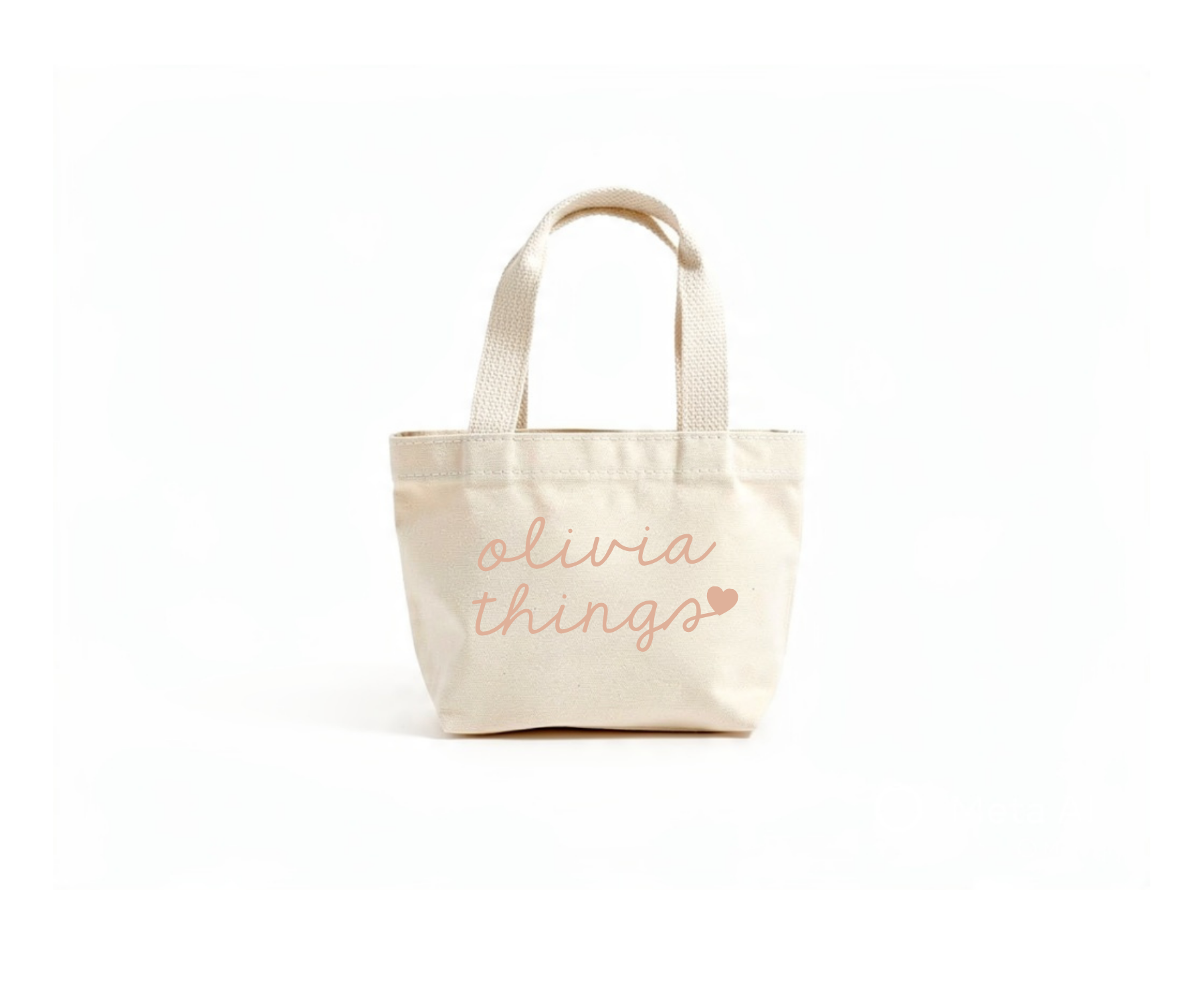 Personalized “Things” Script Name Tote