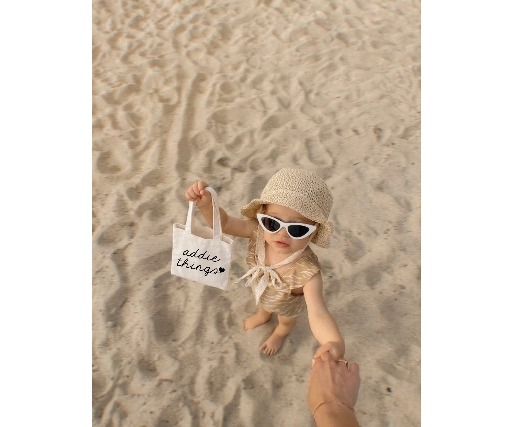 Personalized “Things” Script Name Tote