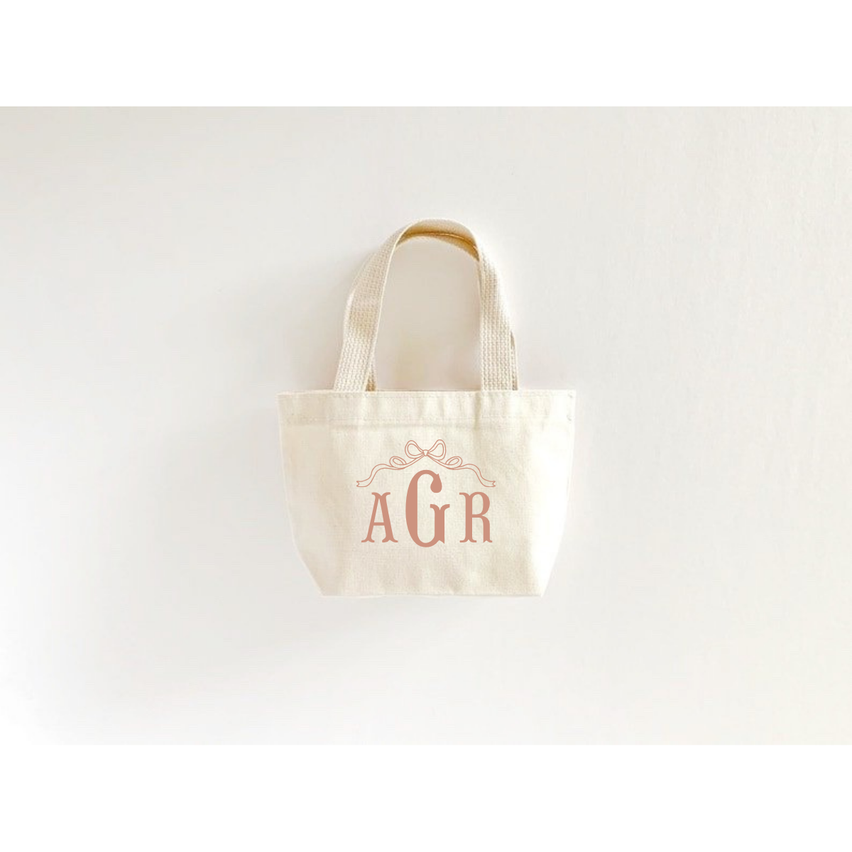 Bow Monogram Mini Toddler Bag