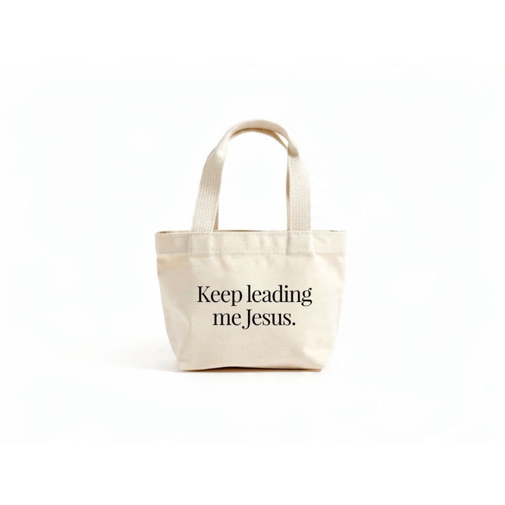 “Keep leading me Jesus.” Toddler Mini Bag