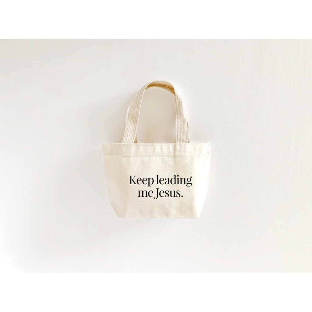 “Keep leading me Jesus.” Toddler Mini Bag
