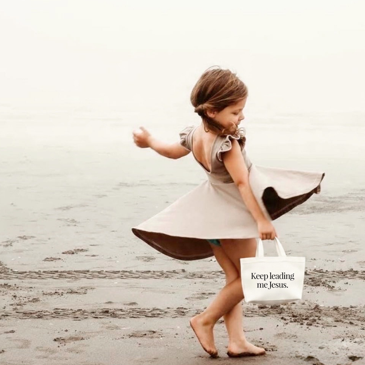 “Keep leading me Jesus.” Toddler Mini Bag